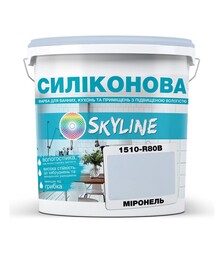 Краска цветная силиконовая для влажных помещений SkyLine 1510-R80B Миронель, 1 л