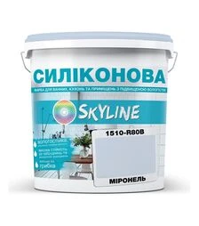 Краска цветная силиконовая для влажных помещений SkyLine 1510-R80B Миронель, 5 л