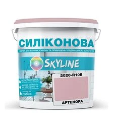 Краска цветная силиконовая для влажных помещений SkyLine 2020-R10B Артенора, 3 л