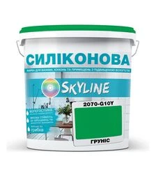 Краска цветная силиконовая для влажных помещений SkyLine 2070-G10Y Грунис, 3 л