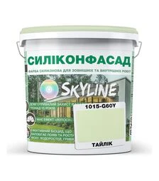 Фарба кольорова силіконова фасадна Силіконфасад SkyLine 1015-G60Y Тайлік, 10 л