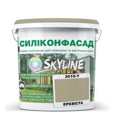 Фарба кольорова силіконова фасадна Силіконфасад SkyLine 3010-Y Ерквіста, 10 л
