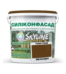 Краска цветная силиконовая фасадная Силиконфасад SkyLine 7020-Y30R Меларден, 5 л