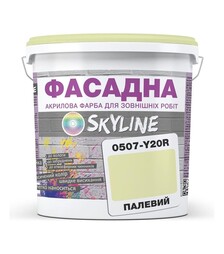 Фарба кольорова акрил-латексна фасадна SkyLine 0507-Y20R Палевий, 3 л