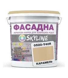 Краска цветная акрил-латексная фасадная SkyLine 0520-Y40R Карамель, 5 л