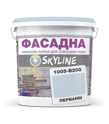 Краска цветная акрил-латексная фасадная SkyLine 1005-B20G Перванш, 5 л