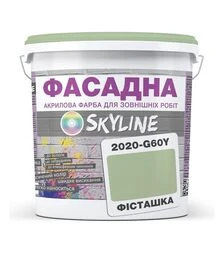 Краска цветная акрил-латексная фасадная SkyLine 2020-G60Y Фисташковый, 3 л