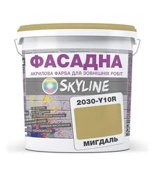 Фарба кольорова акрил-латексна фасадна SkyLine 2030-Y10R Мигдаль, 1 л