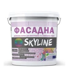 Фарба акрилова фасадна SkyLine Білий, 7 кг