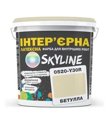 Краска цветная латексная интерьерная SkyLine 0520-Y30R Бетулла, 3 л