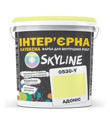 Краска цветная латексная интерьерная SkyLine 0530-Y Адонис, 10 л