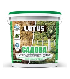Краска садовая бактерицидная для деревьев и кустов Lotus Белоснежный, 1 л