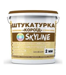 Штукатурка акрилова Короїд Skyline, зерно 2 мм, 15 кг