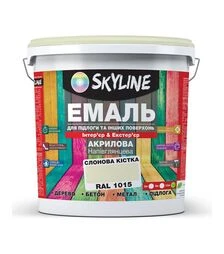 Эмаль акриловая SkyLine для пола RAL 1015 Слоновая кость, 10 л