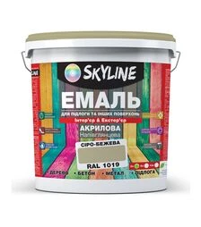 Емаль акрилова SkyLine для підлоги RAL 1019 Сіро-бежева, 3 л