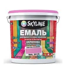 Емаль акрилова SkyLine для підлоги RAL 3015 Рожева, 3 л
