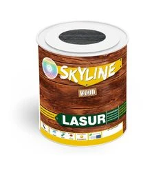 Лазур акрилова декоративно-захисна SkyLine LASUR Wood для обробки дерева Графітова, 0,75 л