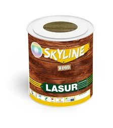Лазур акрилова декоративно-захисна SkyLine LASUR Wood для обробки дерева Темний дуб, 0,75 л