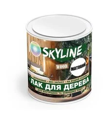 Лак акриловий SkyLine Wood для дерева Безбарвний Матовий, 0,75 л