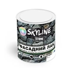 Лак акриловий фасадний SkyLine Stone для каменю з мокрим ефектом Глянцевий, 0,75 л