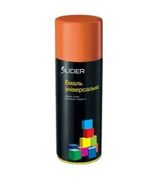 Емаль універсальна SLIDER Color, RAL 2004, Помаранчевий, 400 мл