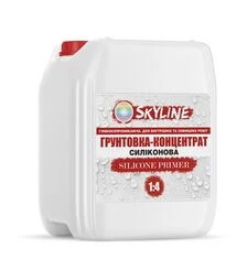 Грунтовка силиконовая глубокого проникновения SkyLine Silicone Primer Белая, 10 л (Концентрат, 1:4)