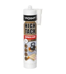 Клей гібридний вологостійкий надміцний Point High Tack, для будівельних робіт, Чорний, 290 мл