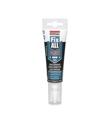Клей-герметик гібридний еластичний Soudal Fix All Flexi універсальний, Білий, 125 мл