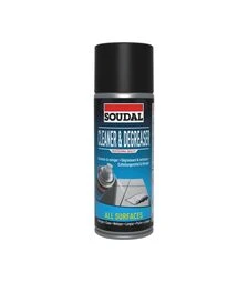 Засіб аерозольний очищаючий та знежирюючий Soudal Cleaner & Degreaser для підготовки поверхонь, 400 мл