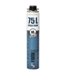 Пена монтажная пистолетная Fome Flex Mega 75L, Желтая, 870 мл