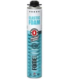 Пена монтажная эластичная Fome Flex Zero Pressure, всесезонная, Голубая, 750 мл