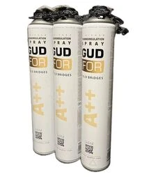 Піна термоізоляційна пістолетна Gudfor A++, 850 мл, 3 шт