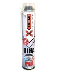 Піна монтажна багатоцільова X-Treme PRO, 750 мл