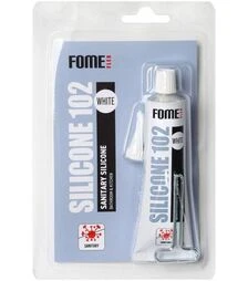 Герметик силиконовый Fome Flex 102 SILICONE, Белый, 60 мл