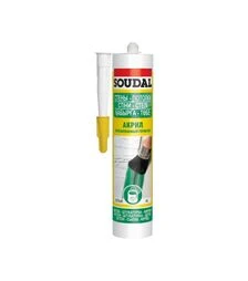 Герметик акриловий Soudal для внутрішніх робіт, Тік, 280 мл