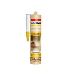 Герметик акриловий Soudal для дерева, Мербау, 280 мл