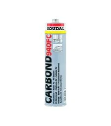 Герметик поліуретановий автомобільний Soudal Carbond 940FC кузовний, Чорний, 300 мл