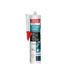 Герметик силиконовый нейтральный санитарный Penosil Kitchen & Bath Fresh, Прозрачный, 280 мл
