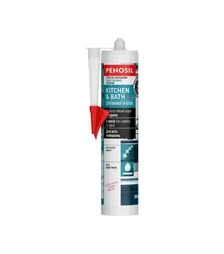 Герметик силиконовый нейтральный санитарный Penosil Kitchen & Bath Fresh, Белый, 280 мл