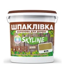 Шпаклівка акрилова SkyLine Wood для дерева Бук, 14 кг
