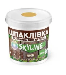 Шпаклівка акрилова SkyLine Wood для дерева Вільха, 800 г