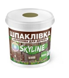 Шпаклевка акриловая SkyLine Wood для дерева Дуб, 800 г