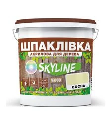 Шпаклівка акрилова SkyLine Wood для дерева Сосна, 4,5 кг