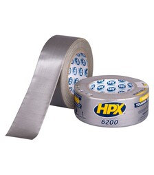 Лента армированная HPX 6200, 48 мм Серебристая, 25 м