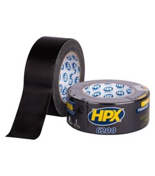 Лента армированная HPX 6200, 48 мм Черная, 25 м