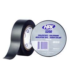 Лента изоляционная HPX 5200, 19 мм Черная, 10 м