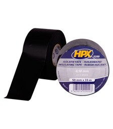 Лента изоляционная HPX 5200, 50 мм Черная, 33 м