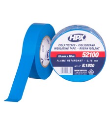 Лента изоляционная HPX 52100, 19 мм Синяя, 20 м