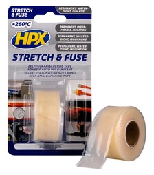 Лента самовулканизирующаяся Stretch&Fuse, 25 мм Прозрачная, 3 м