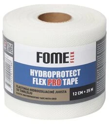 Лента гидроизоляционная Fome Flex Hydroprotect для армирования швов, Белая, 10 см, 25 м